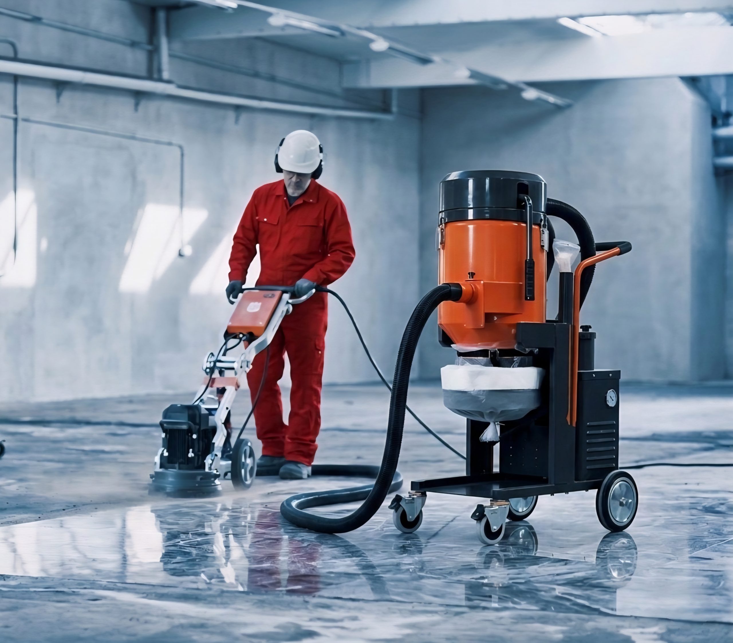 industrial dust collection system in manufacturing plant