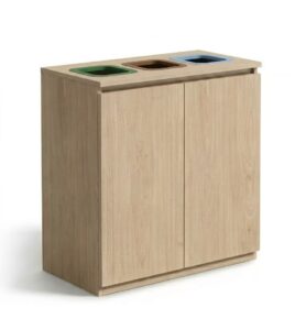 JENTON three-station restaurant waste collection station